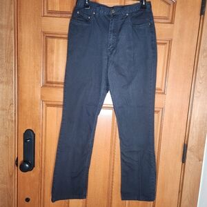 Eddie Bauer Black Denim Jeans Womens Size 8
